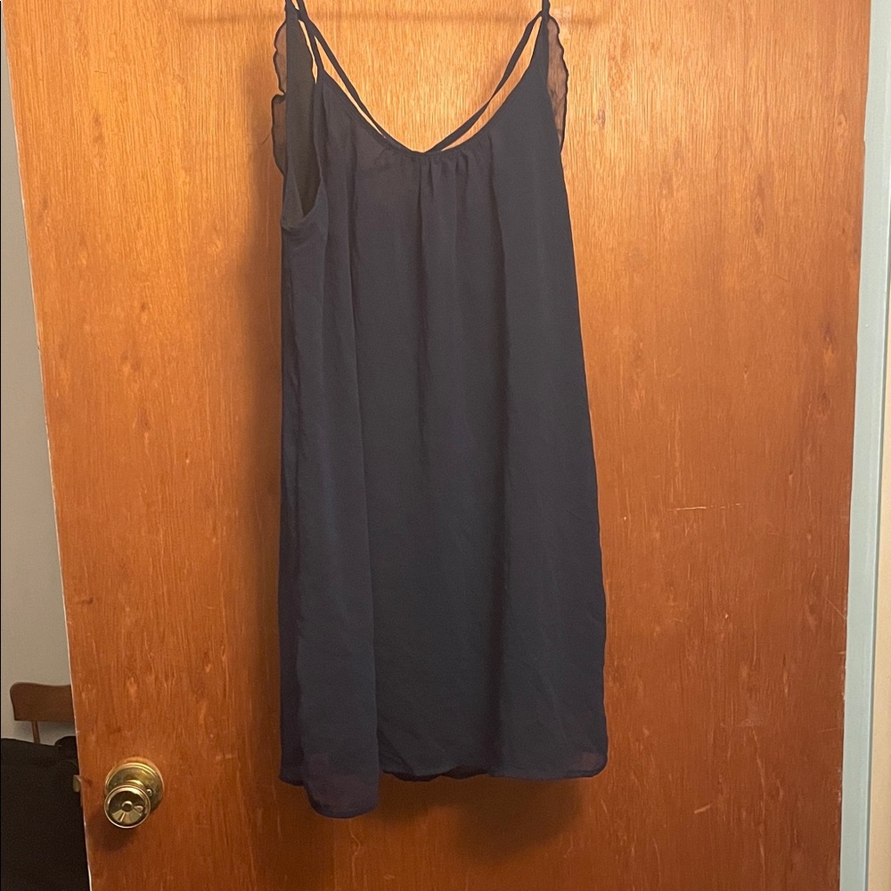 Rue21 Navy Blue Backless Dress